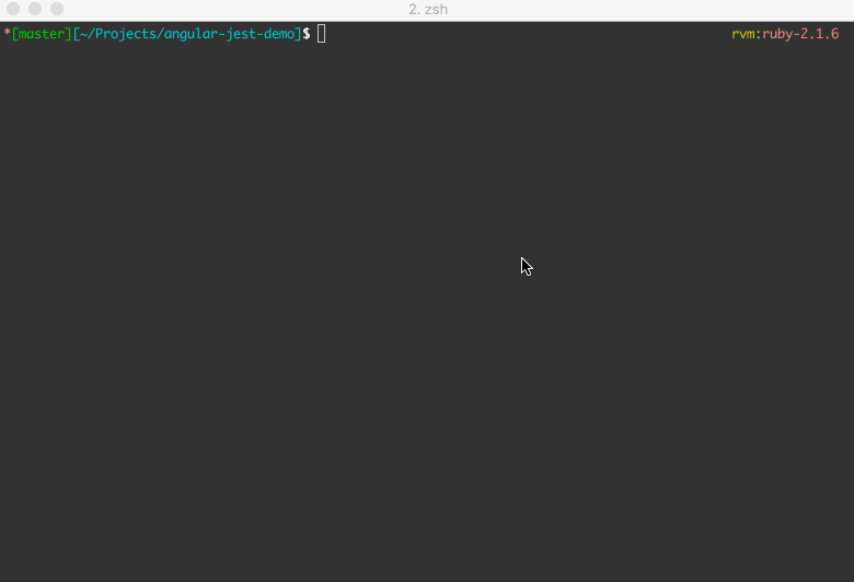 Testing Angular with Jest command line
